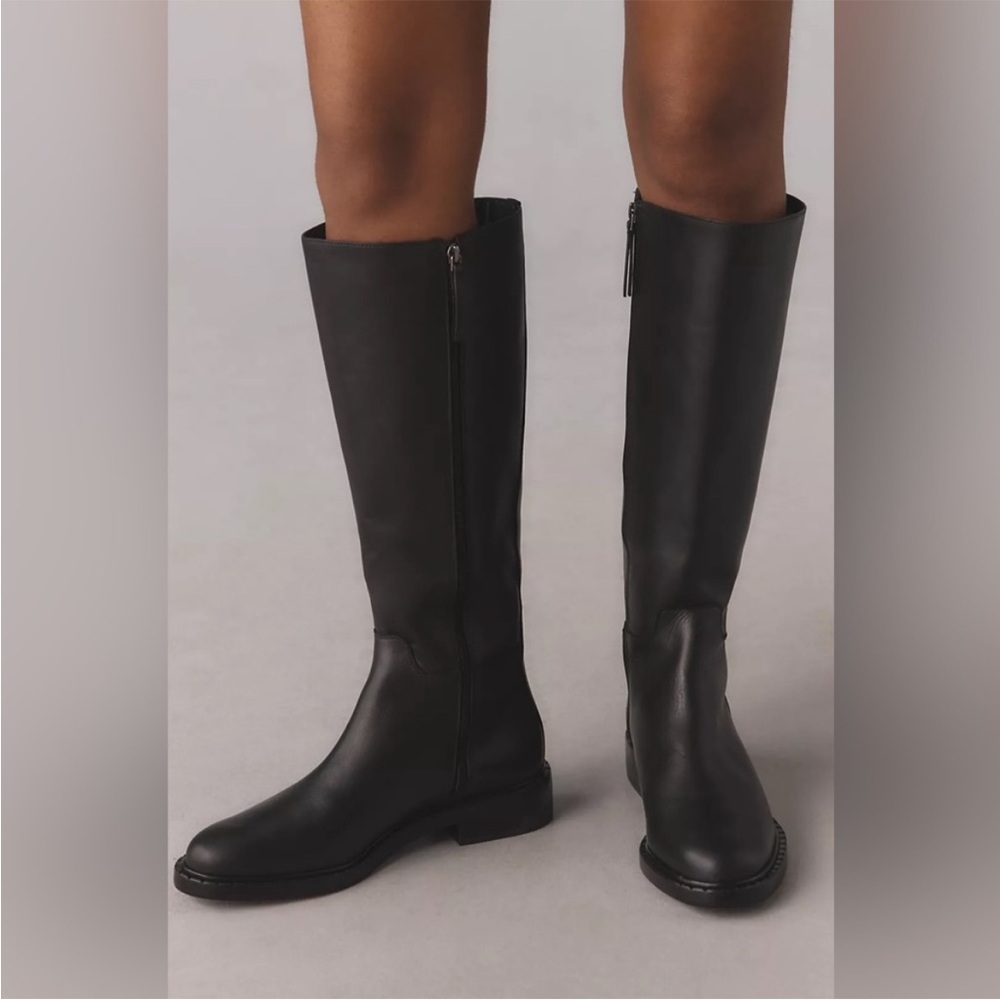 REFORMATION Nancy Knee High Boot Black